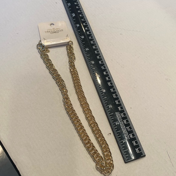 NWT Dream Plus Heavy Goldtone Metal Link Chain - Picture 3 of 4